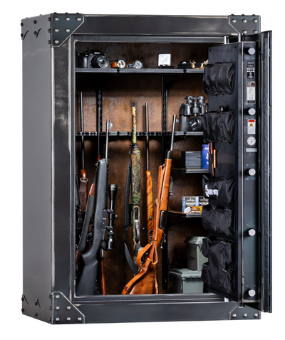 Ironworks AIW6042X | 60"H x 42"W x 27"D | 54 Long Gun Safe | 130 Min