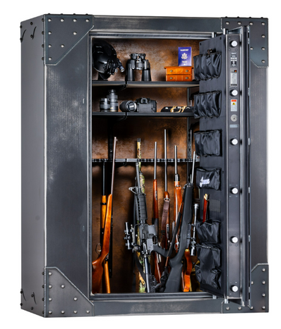 Ironworks AIW7256X | 72"H x 56"W x 27"D | 68 Long Gun Safe | 130 Min