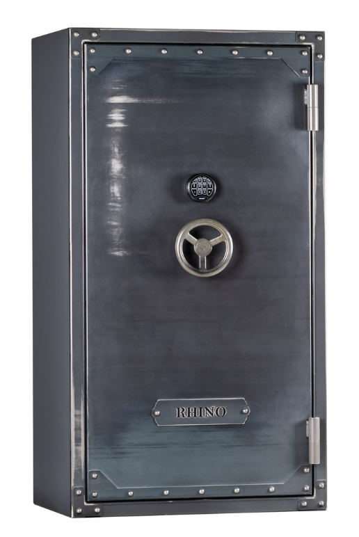 RHINO STRONG BOX RSB6636EX GUN SAFE  GUN SAFE 875 lbs, 80 Minute Fire, Deluxe Door Organizer, Power Outlet, UL Listed Lock, and Swing Out Gun Rack Compatible, External Dimensions: 66&quot;H x 36&quot;W x 25&quot;D