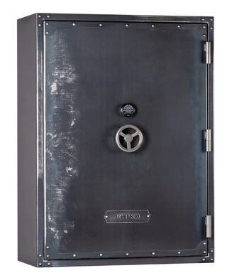 RHINO STRONG BOX RSB7253EX GUN SAFE  GUN SAFE 1190 lbs, 80 Minute Fire, Deluxe Door Organizer, Power Outlet, UL Listed Lock, and Swing Out Gun Rack Compatible, External Dimensions: 72