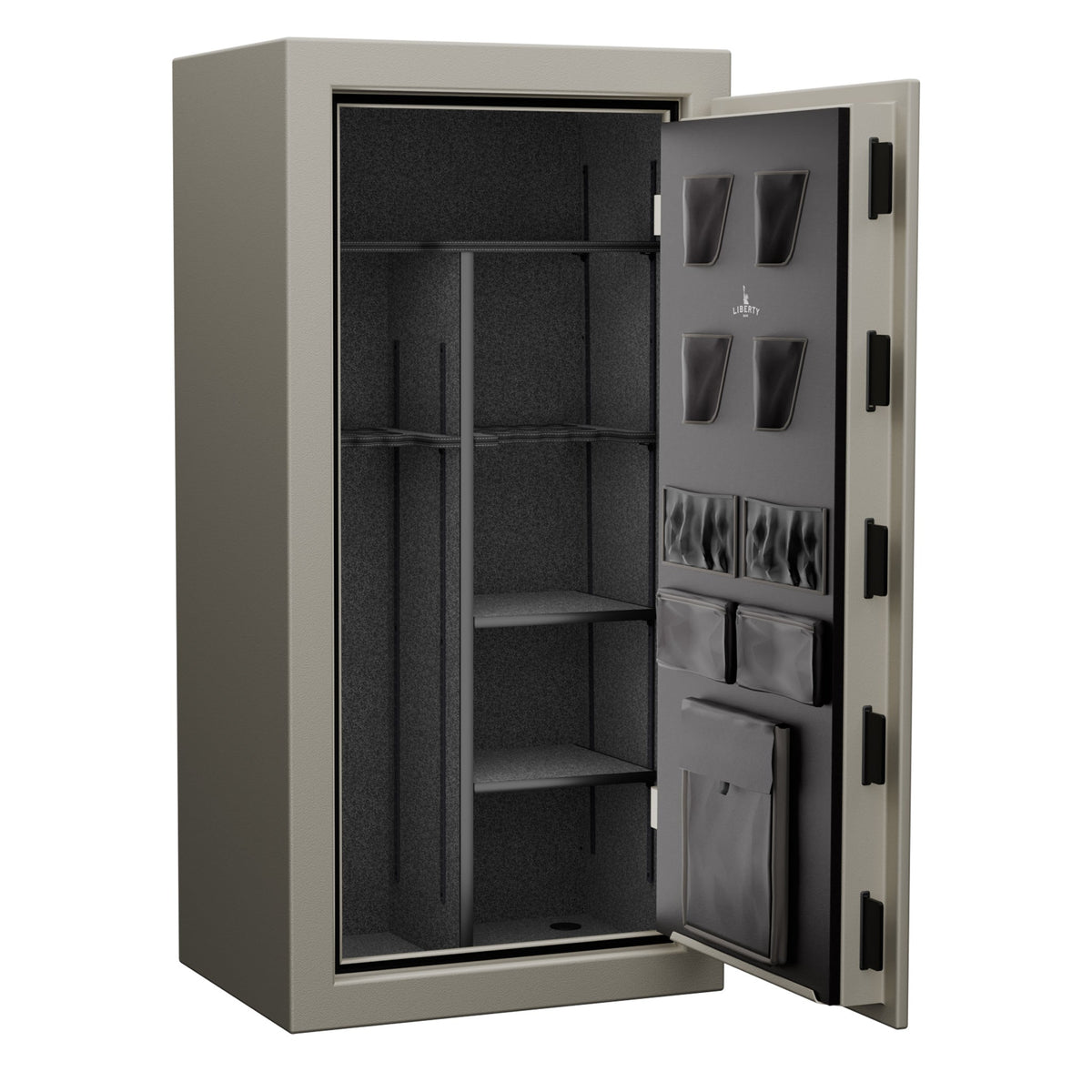 USA Series | Level 3 Security | 60 Minute Fire Rating | 30 | Dimensions: 60.5"(H) x 30"(W) x 22"(D) | Canvas Beige Textured Limited Edition Safe Colors | Electronic Lock - Open Door